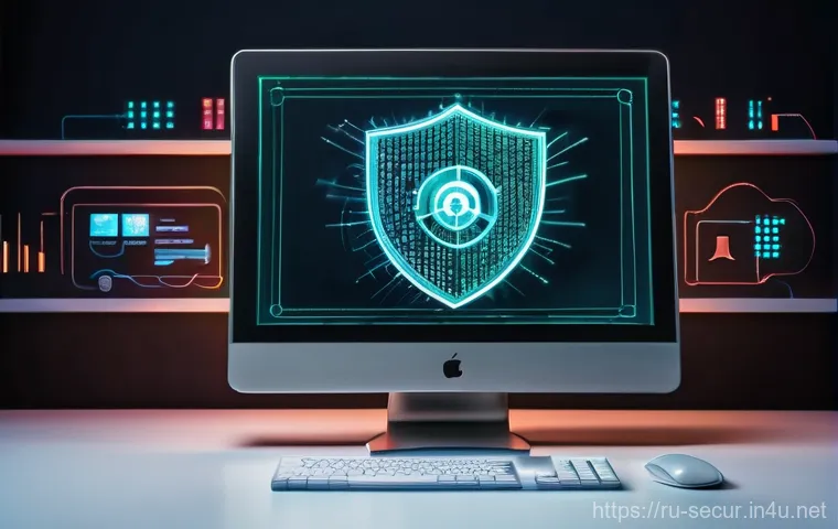 정보보안학 보안 시스템 구현 - **Prompt:** "A vivid, dynamic illustration contrasting outdated cybersecurity with modern, sophistic...