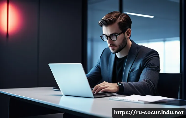 정보보안학 보안 점검 및 테스트 - **Prompt 1: The Lure of Social Engineering**
    A realistic, cinematic photograph of a young profes...