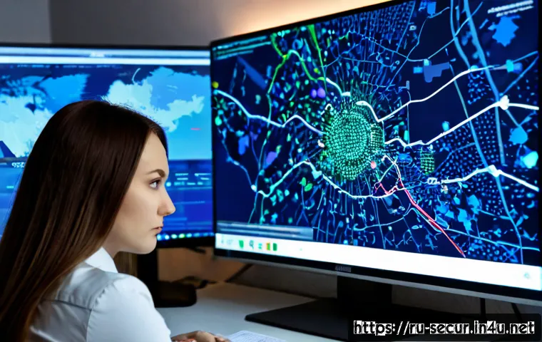 정보보안학 보안 리스크 분석 - Photorealistic cybersecurity risk analysis scene in a modern Moscow office, a Russian IT security sp...